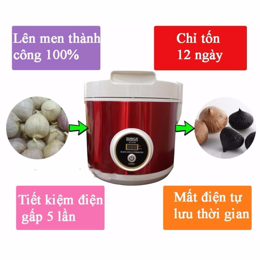 Máy làm tỏi đen gia đình Sunca SF-G100 5L (Tím)