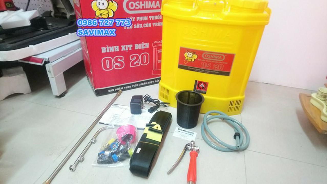 Bình xịt điện oshima OS20- Máy phun xịt côn trùng oshima 20L