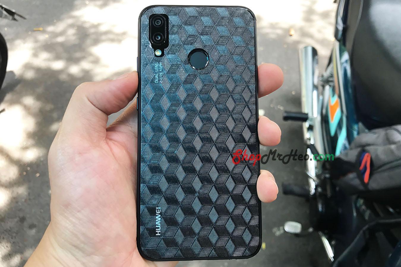 [HCM]Bộ 3 Dán Full Mặt Sau Lưng Vân 3D Carbon Huawei Nova 3E
