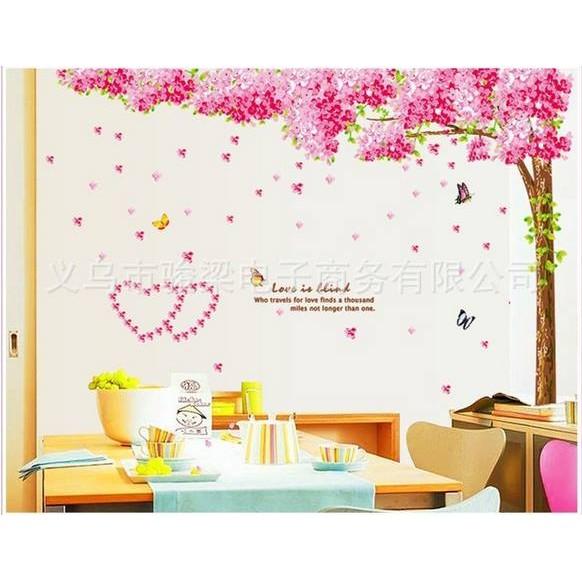 Decal dán tường Cây tình yêu ( 2m2x2m2)