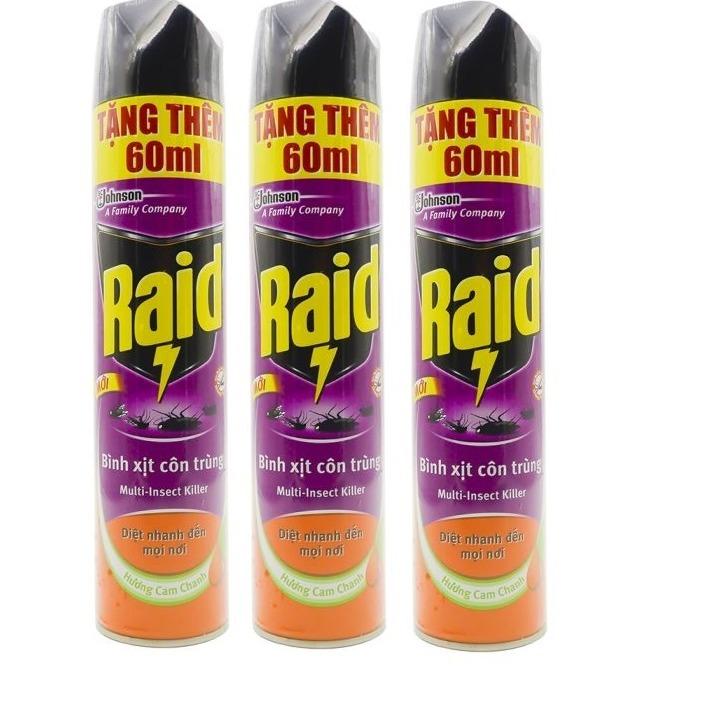 Bình xịt côn trùng Raid 600ml