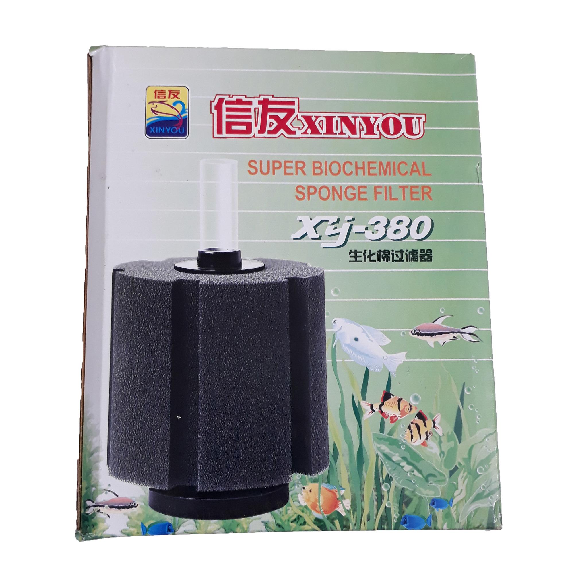 Lọc sủi vi sinh xy380 cho hồ cá - lọc hơi bio xốp lọc mút cho bể cá thủy sinh