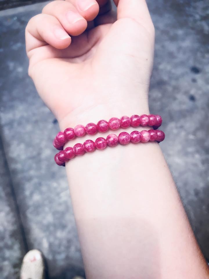 [HCM]COMBO VÒNG TAY RUBY HỒNG NGỌC SIZE 6LY