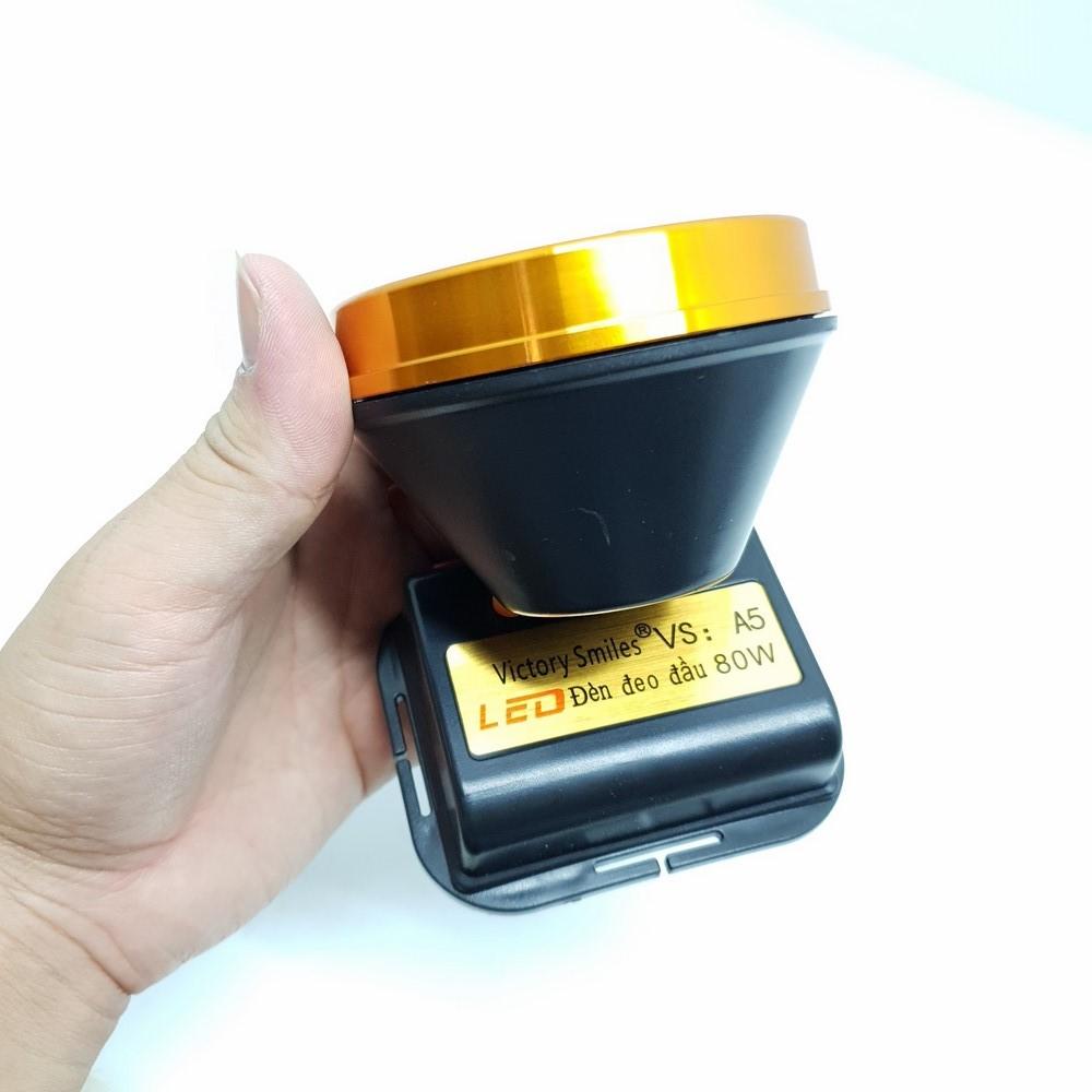 Đèn Pin LED Đeo Đầu Victory VS-A5 80W ( Bóng Vàng )
