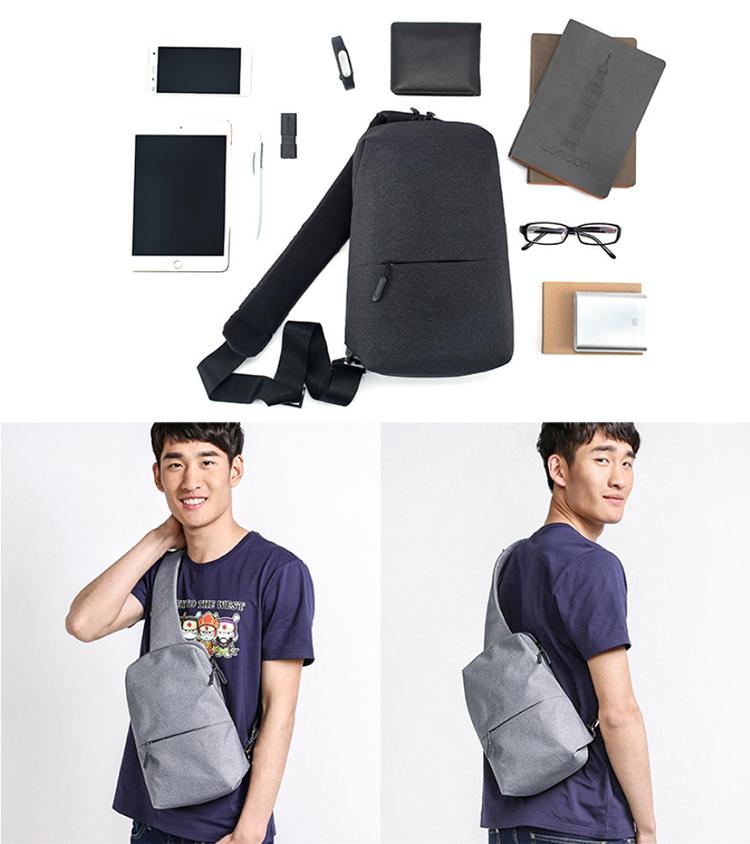 [HCM]Balo đeo chéo mini đa chức năng kiểu dáng thời trang (Đen)