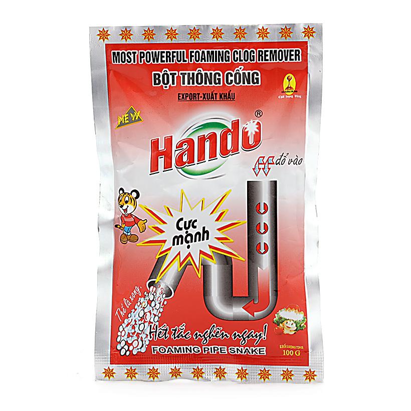 Gói bột thông cống xuất khẩu Hando cực mạnh 100g KL49