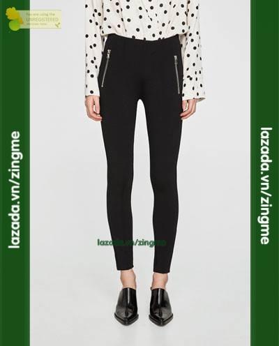 Quần Legging túi dây kéo mt282 Zingme