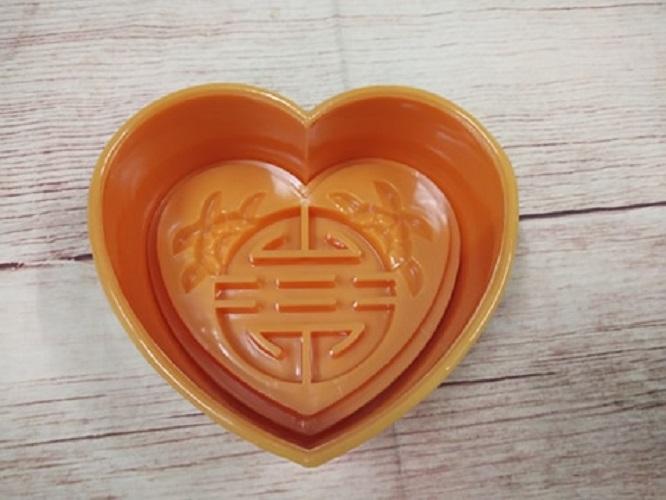 KHUÔN XÔI TRÁI TIM HÌNH CHỮ THỌ 15 CM