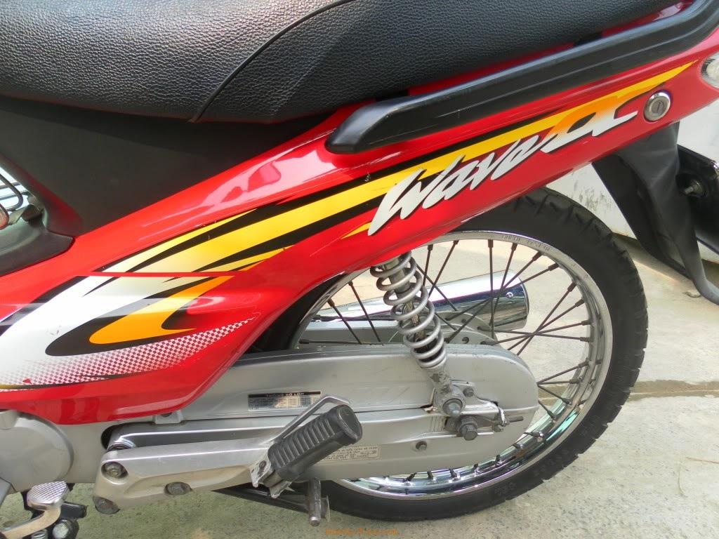 Bộ tem dán xe máy wave anpha lốc bạc (màu vàng)