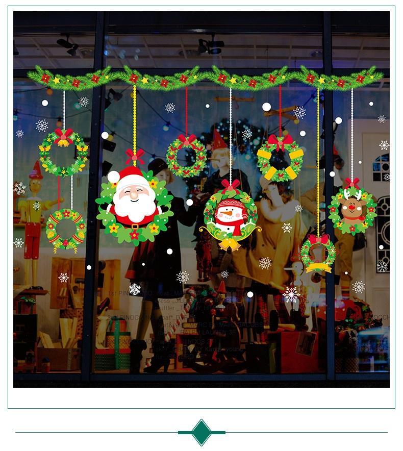 Decal trang trí GIÁNG SINH, NOEL độc đáo kích thước 45x60cm