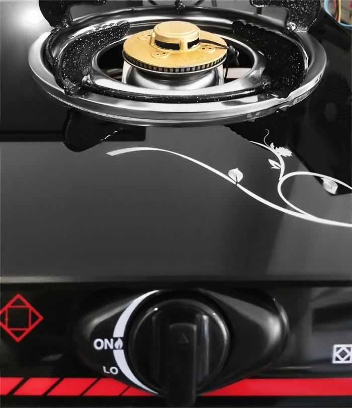 [HCM]Bếp Gas đôi mặt kiếng Kim Cương KC168