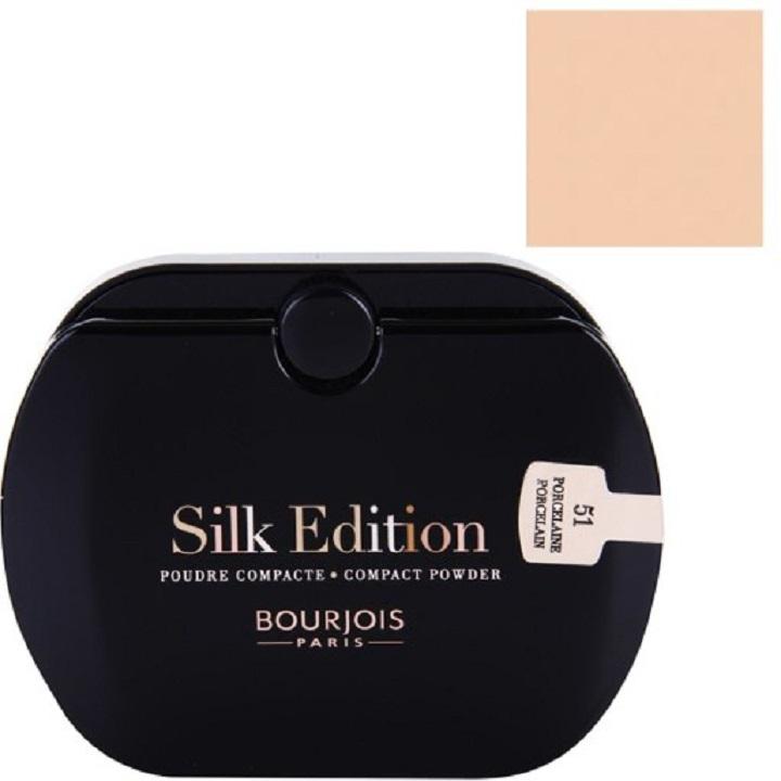 Phấn Phủ Bourjois Silk Edition Compact Powder Màu 51 Porcelain