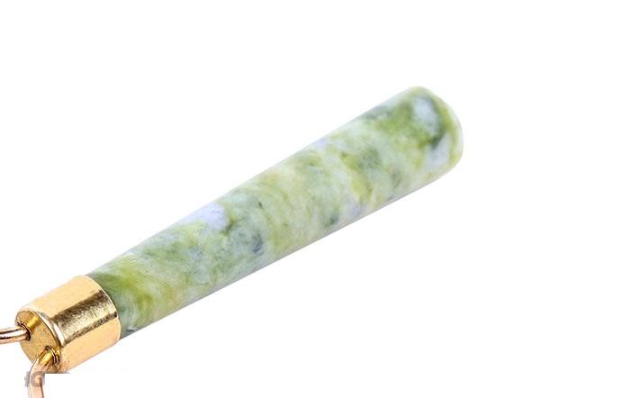 [HCM]Cây lăn massage mặt bằng đá ngọc bích