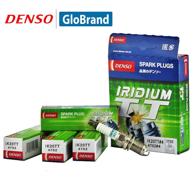 Bộ 4 Bugi Denso IRIDIUM IK20TT chân ngắn giác 16