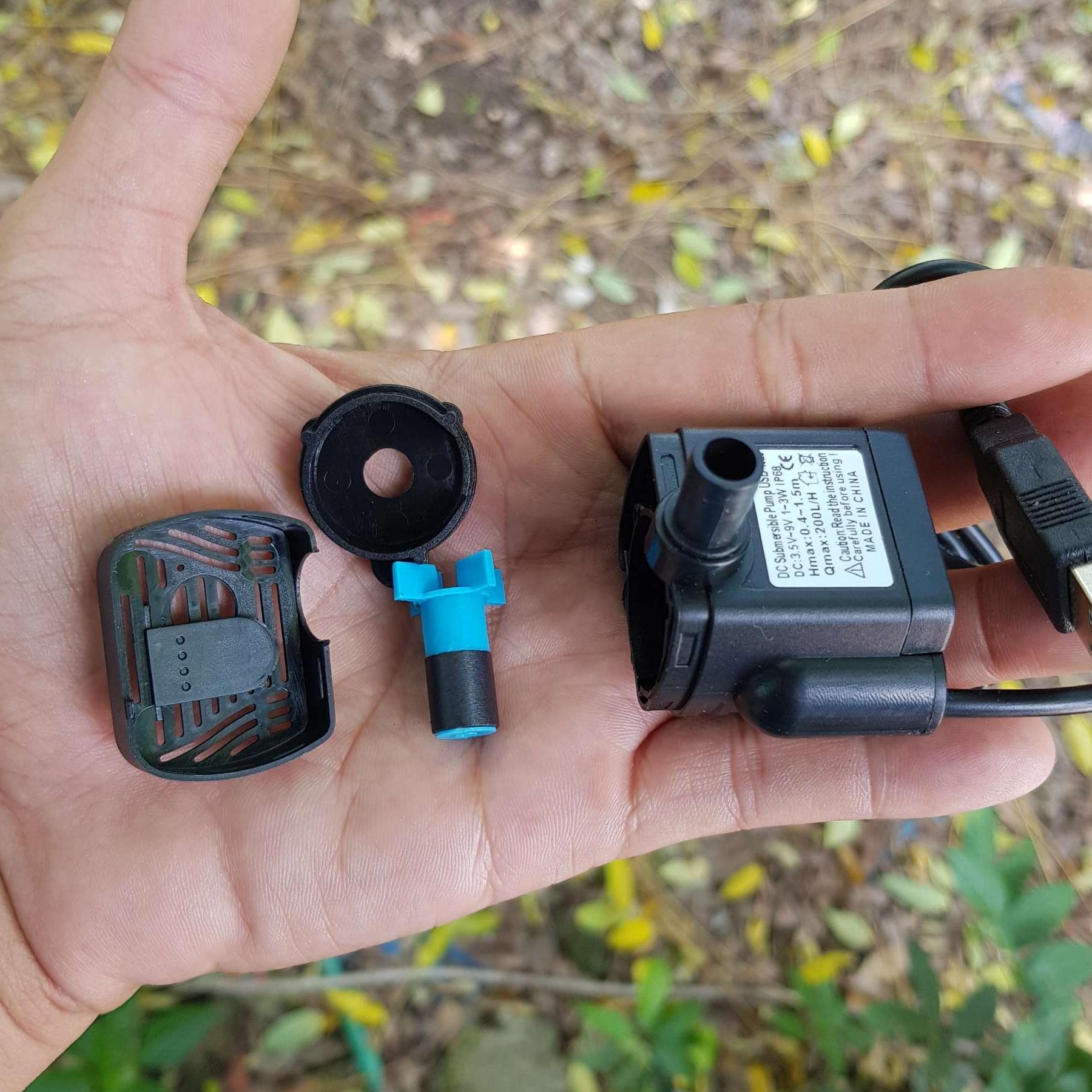 Máy bơm nước mini usb 3W - chạy từ 3V đến 9V