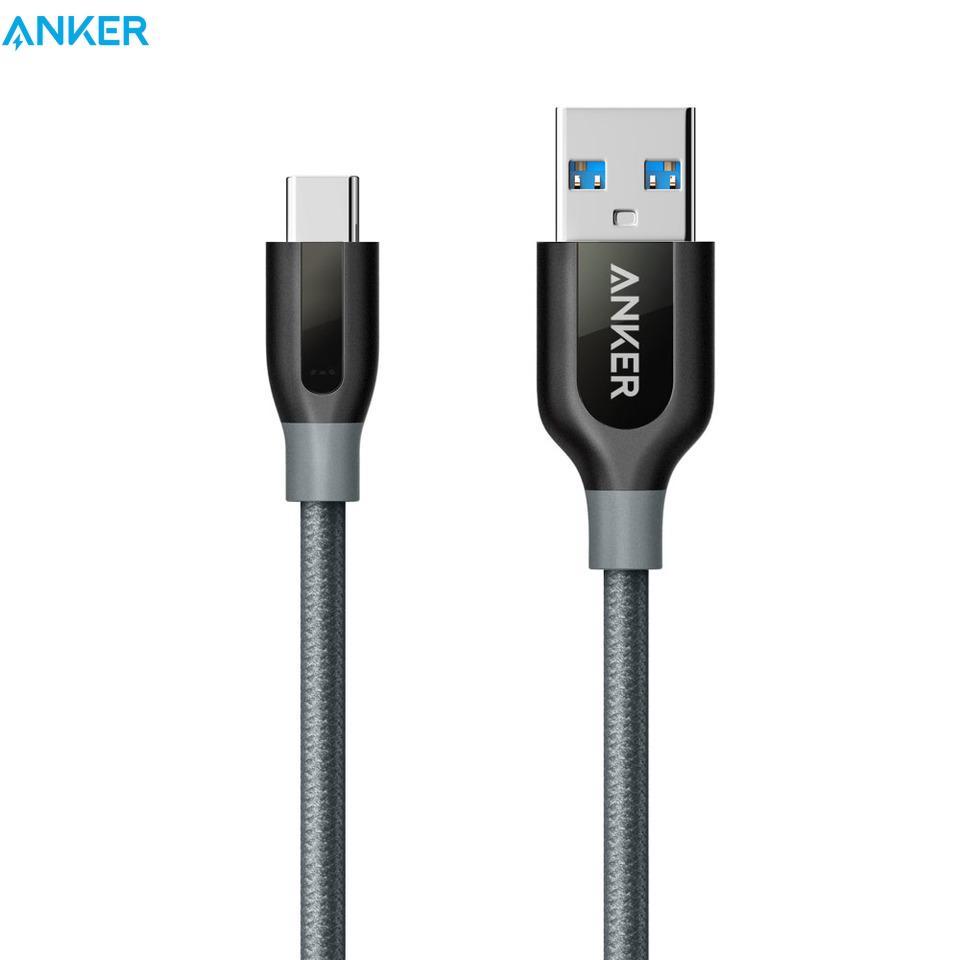 [HCM]Cáp Anker PowerLine+ USB 3.0 ra USB-C - Dài 0.9m - A8168