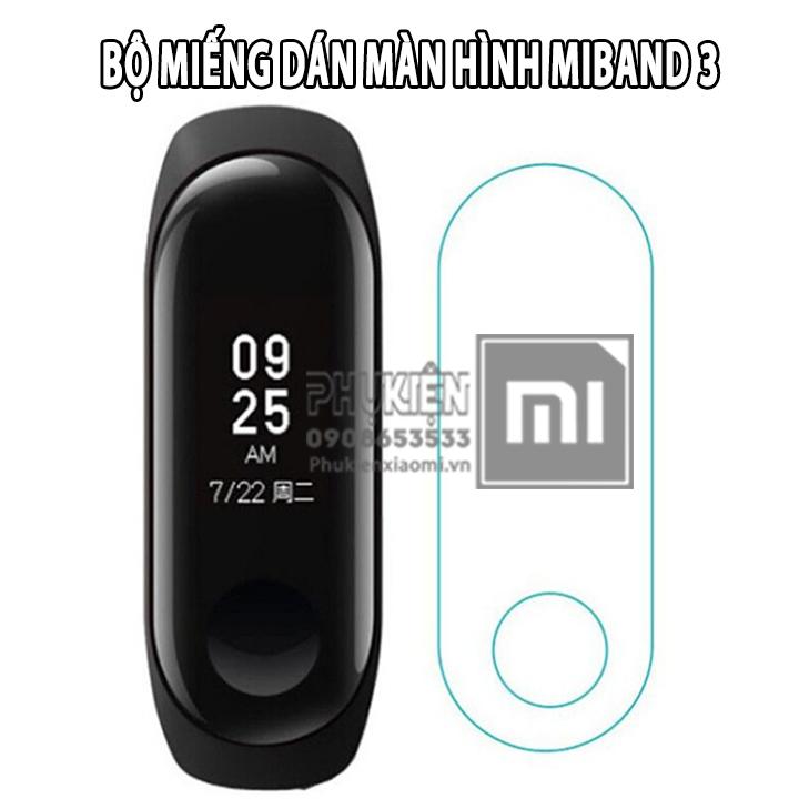 Bộ 06 miếng dán màn hình Miband 3