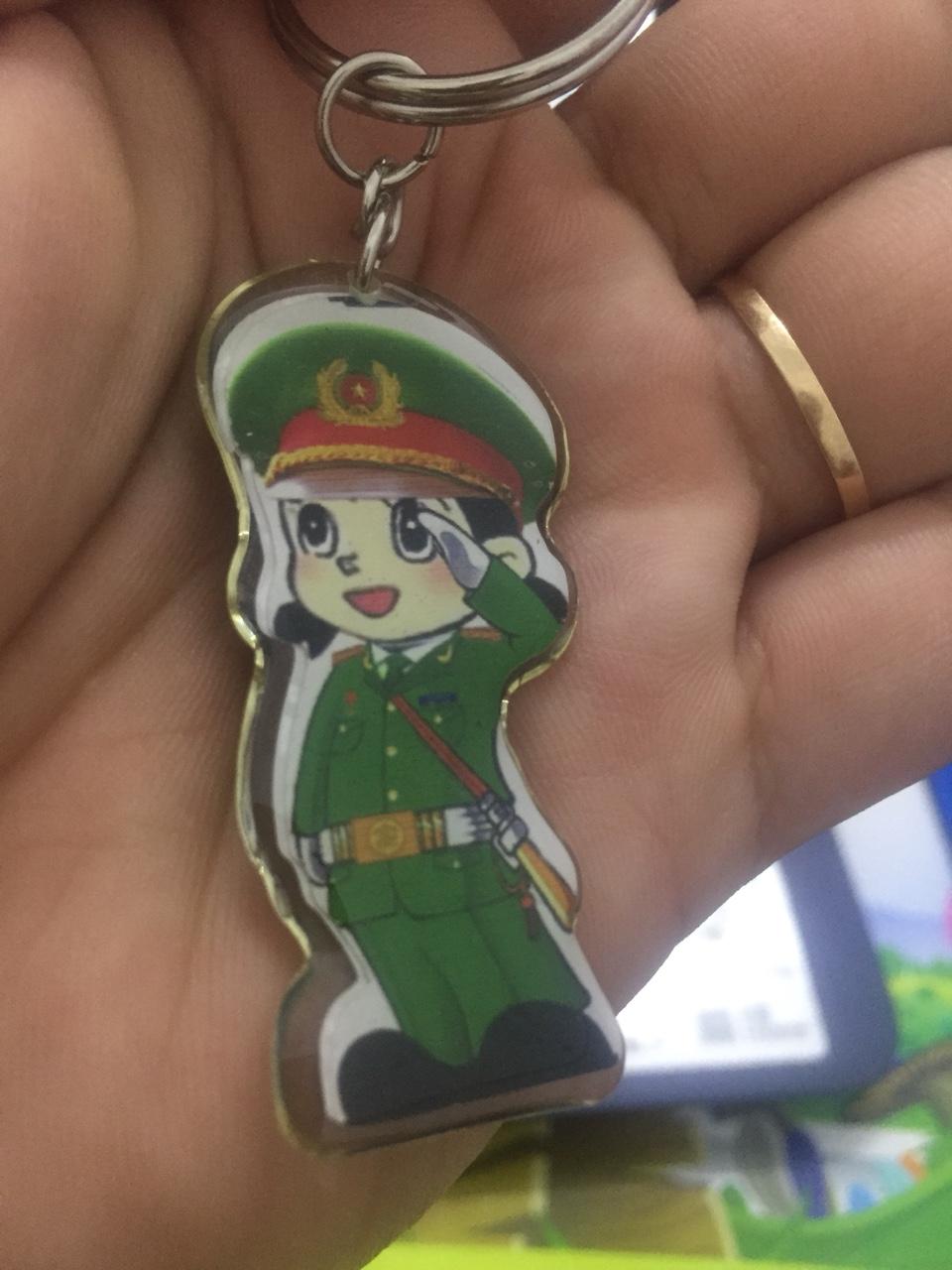 [HCM]Móc Khóa Chibi Công an - Nữ Police
