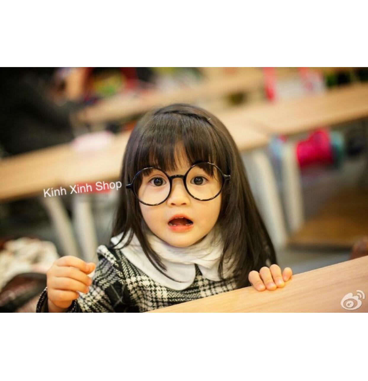 Kính Mắt tròn xoe ngố NOBITA (ĐEN)