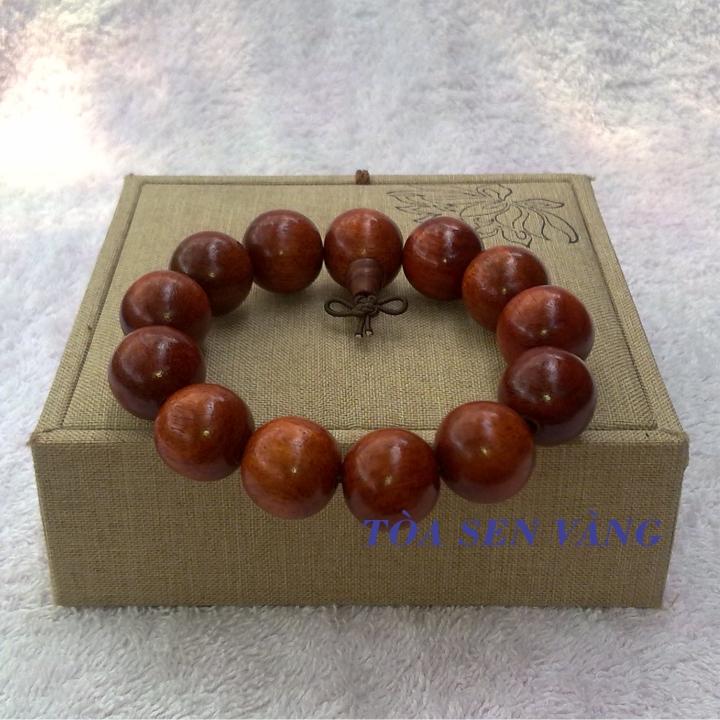 [HCM]Vòng đeo tay gỗ giáng hương 18mm