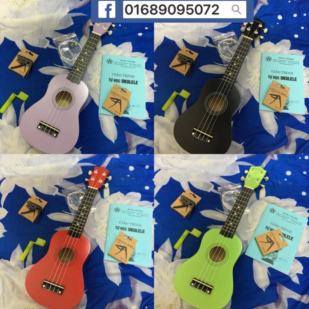 ĐÀN UKULELE SOPRANO ANDREW FULL MÀU ( TẶNG KÈM PHỤ KIỆN )
