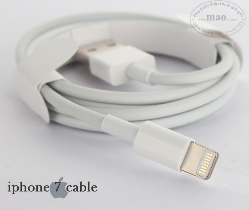 Dây cable sạc cho iphone 5,5s 6 6s 7 - hàng nhập khẩu 2018