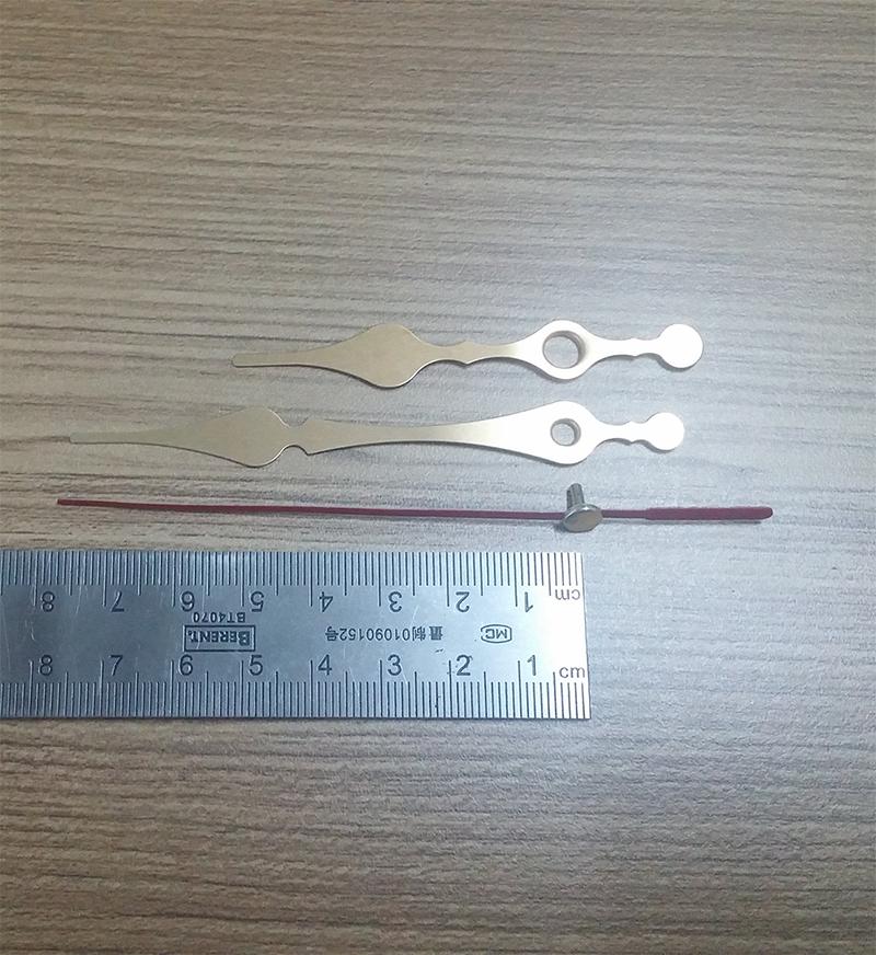 Combo 2 Bộ kim đồng hồ vàng ánh 8cm