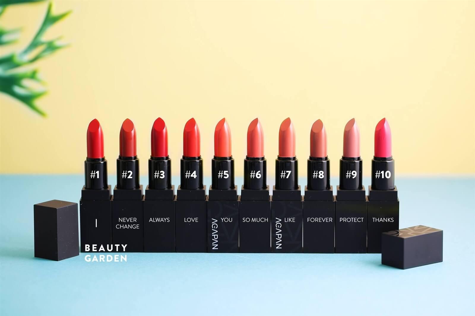 Son Lì AGAPAN Lipstick đẹp mê li