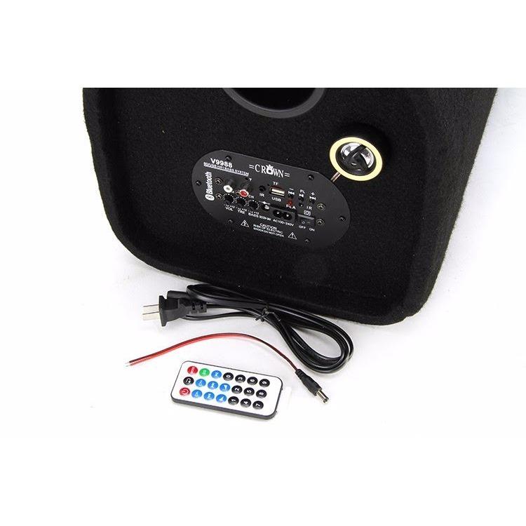 Loa Điện CROWN 6 ĐẾ TRAY ĐỌC THẺ NHỚUSB 600W