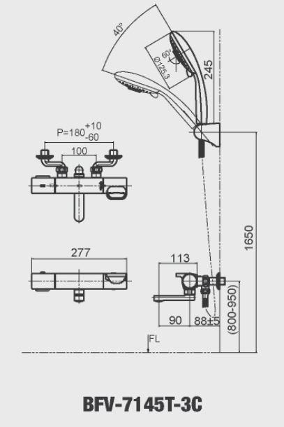 SEN TẮM INAX BFV7145-3