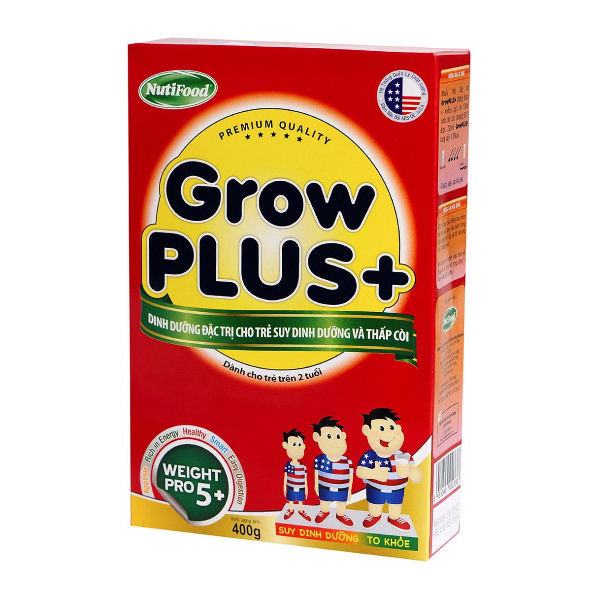 Thùng sữa bột pha sẵn Nuti GrowPlus+ 110ml (48 hộp)