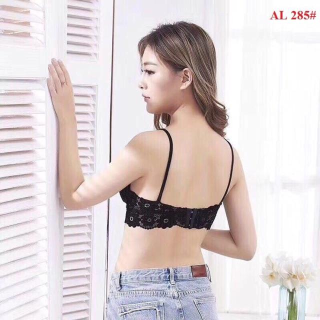 Áo bra ren hoa hở lưng cài sau 2 móc 285 – Quyến rũ, nâng ngực nhẹ nhàng, thoải mái cả ngày