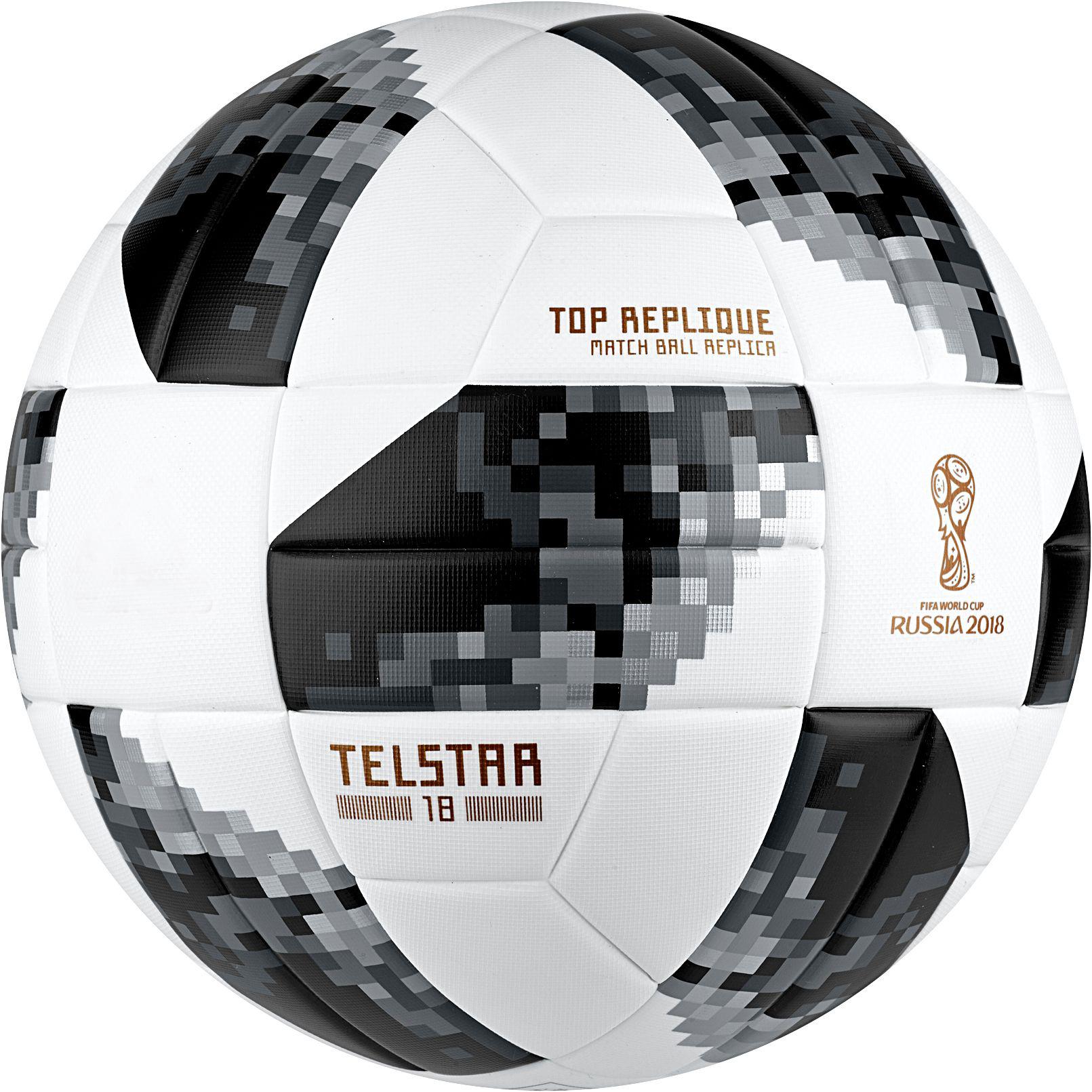 Quả bóng đá WC 2018 TELSTAR cao cấp Size 5 đen trắng