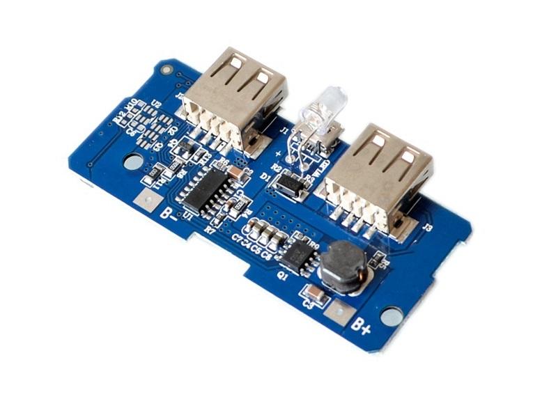 Mạch Sạc Dự Phòng 2A - 2 Cổng USB