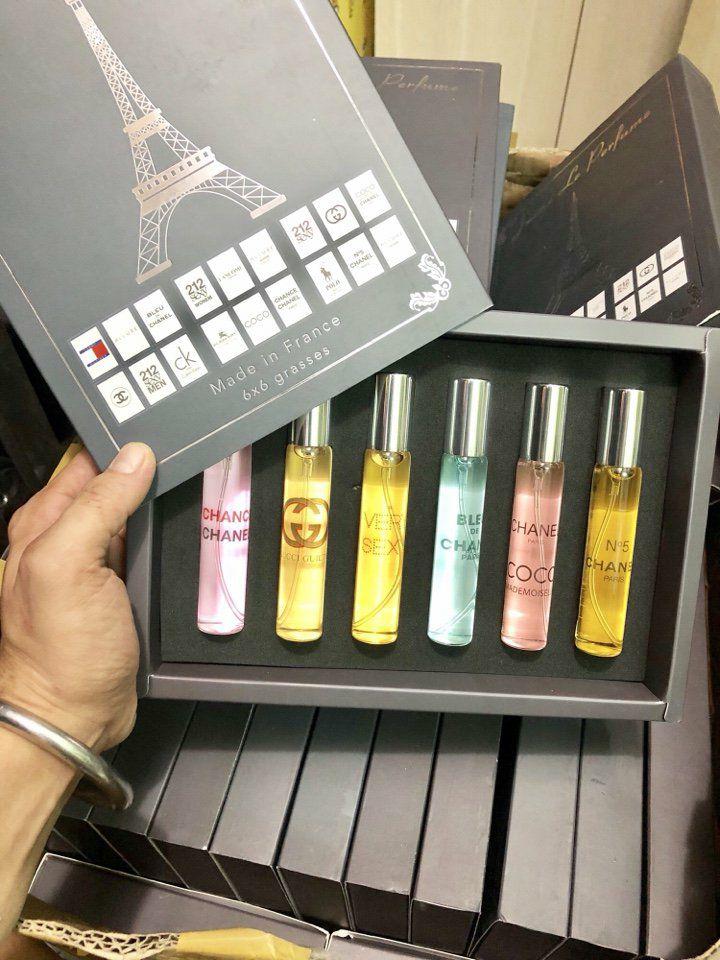 [HCM]Nước Hoa Pháp Chiết 10ml- Combo 5 chai lọ lăn