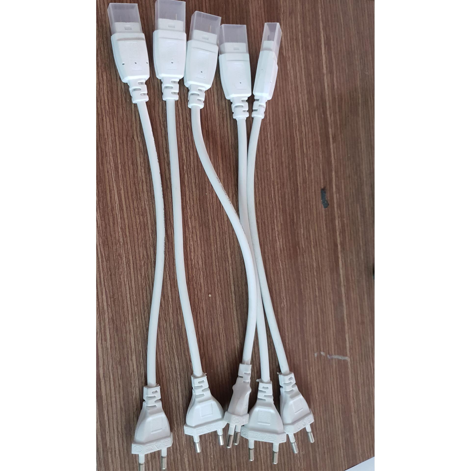 Bộ 5 đầu nối dây nguồn đèn led dây