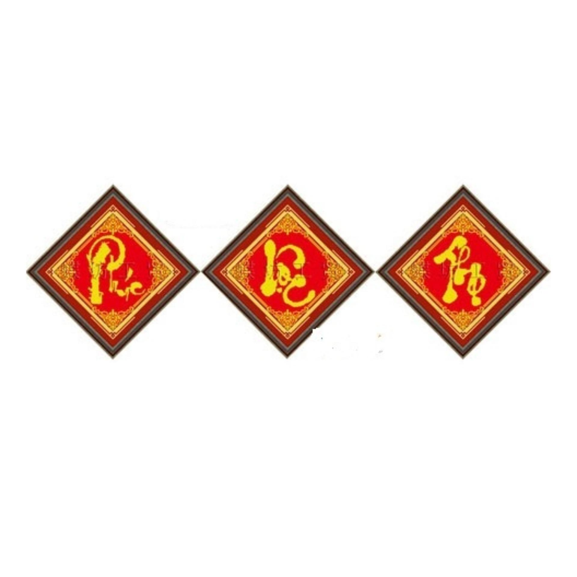 Tranh thêu phúc lộc thọ-DLH-222506-Ngọc Thịnh