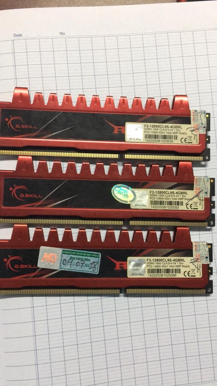 [HCM]RAM GSKILL 4G BUSS 1600