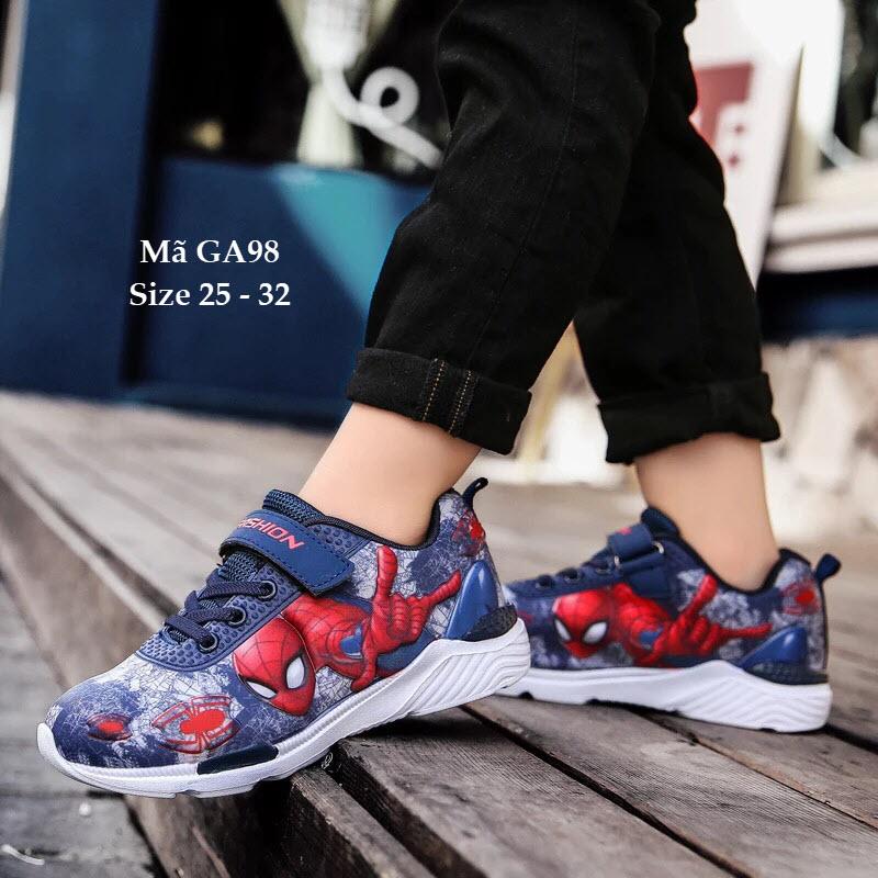 Giày siêu nhân bé trai, giày người nhện spiderman GA98