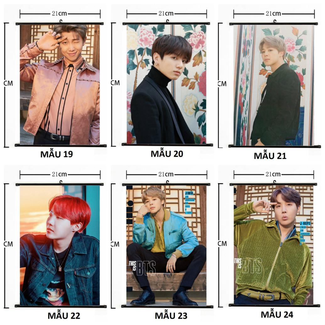 Tranh vải cuộn treo tường BTS