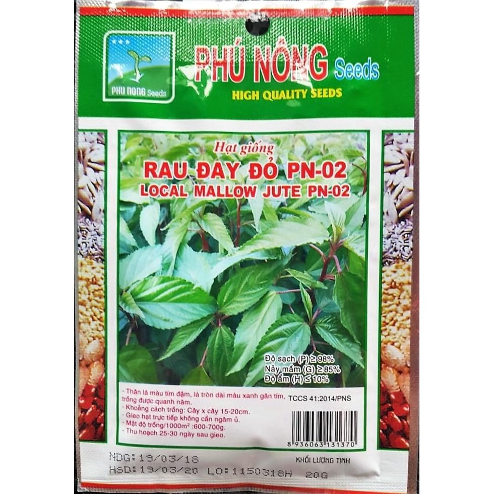 [HCM]Hạt giống rau đay đỏ PN-02 - 20g