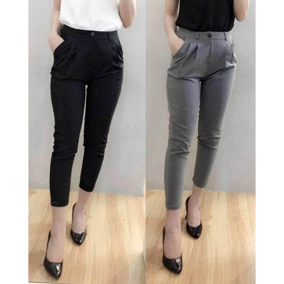 [HCM]Quần Baggy Kate Nữ Navi ( Đen-Xám-Đỏ Đô-Cam-Xanh Ngọc )