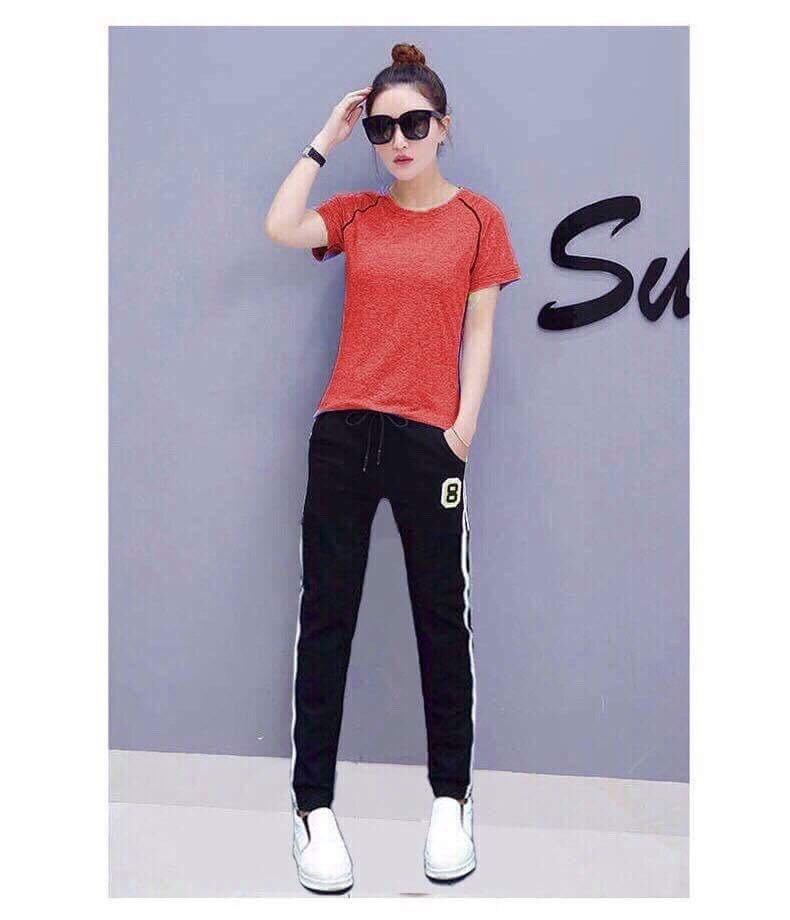 Sét bộ đồ thể thao đốm thêu cao cấp