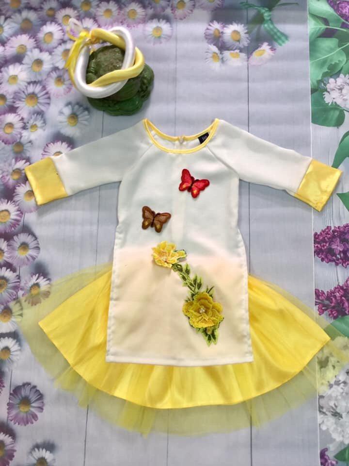 Aó dài cách tân cho bé gái từ 8-45kg