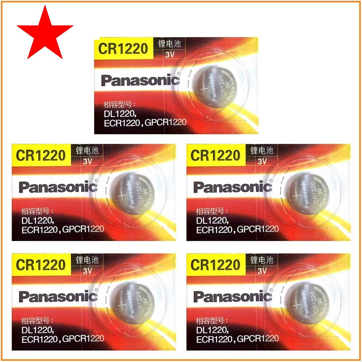 Combo 10 viên pin Cr1220 Panasonic lithium 3V