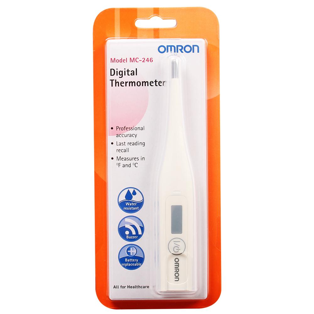 [ ÁP THÊM VOUCHER 8% ĐỂ CÓ GIÁ RẺ HƠN ] Nhiệt kế điện tử Omron MC-246 (Trắng)(Phân Phối bởi: YTELOC)