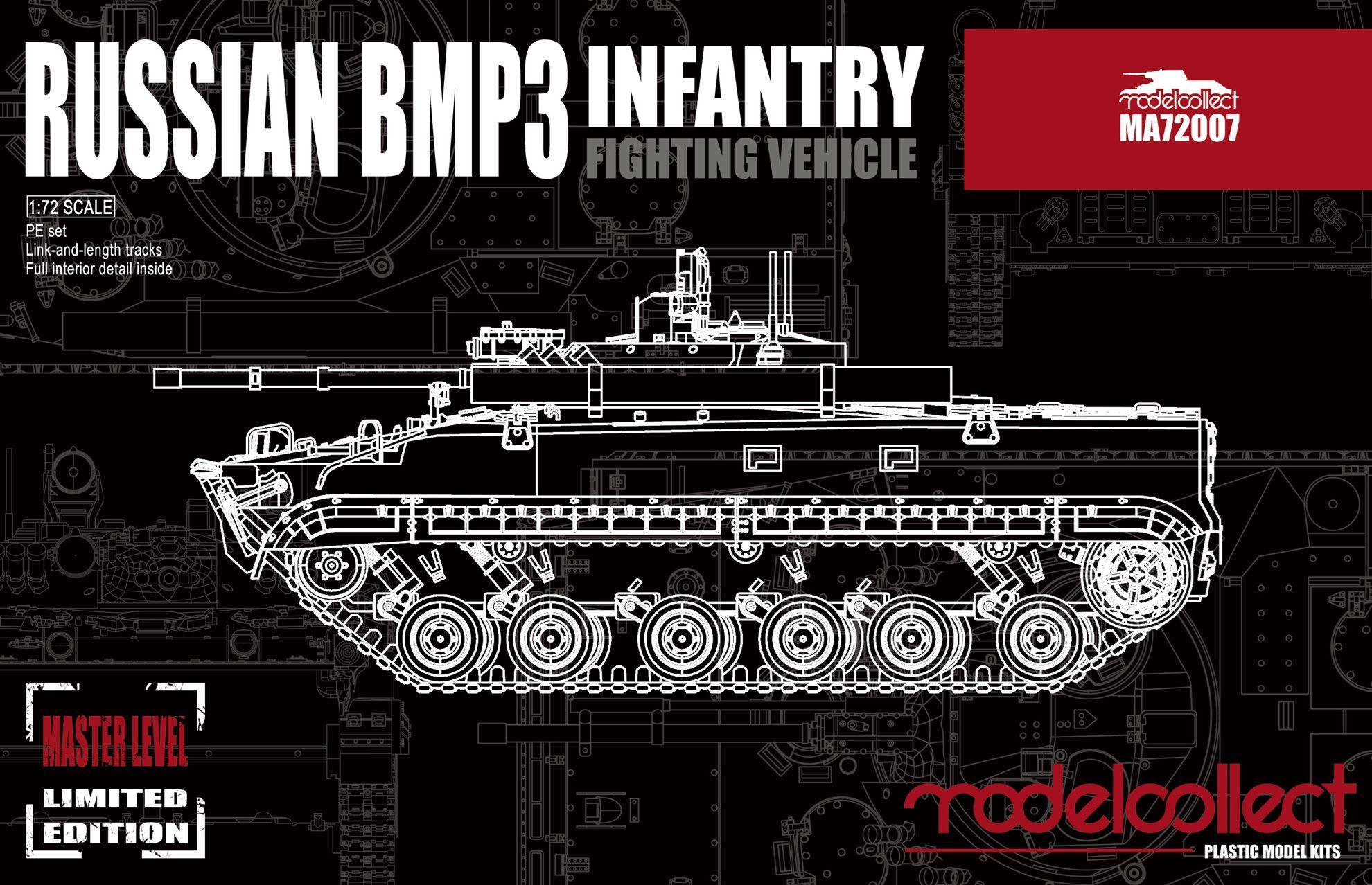 Mô hình lắp ghép xe chiến đấu bộ binh BMP-3