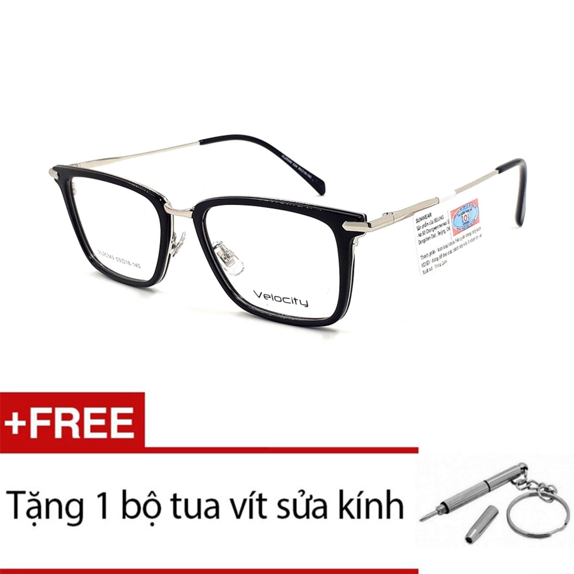 [HCM]GỌNG KÍNH VELOCITY VL25349 C04  (Tặng tua vít sửa kính)