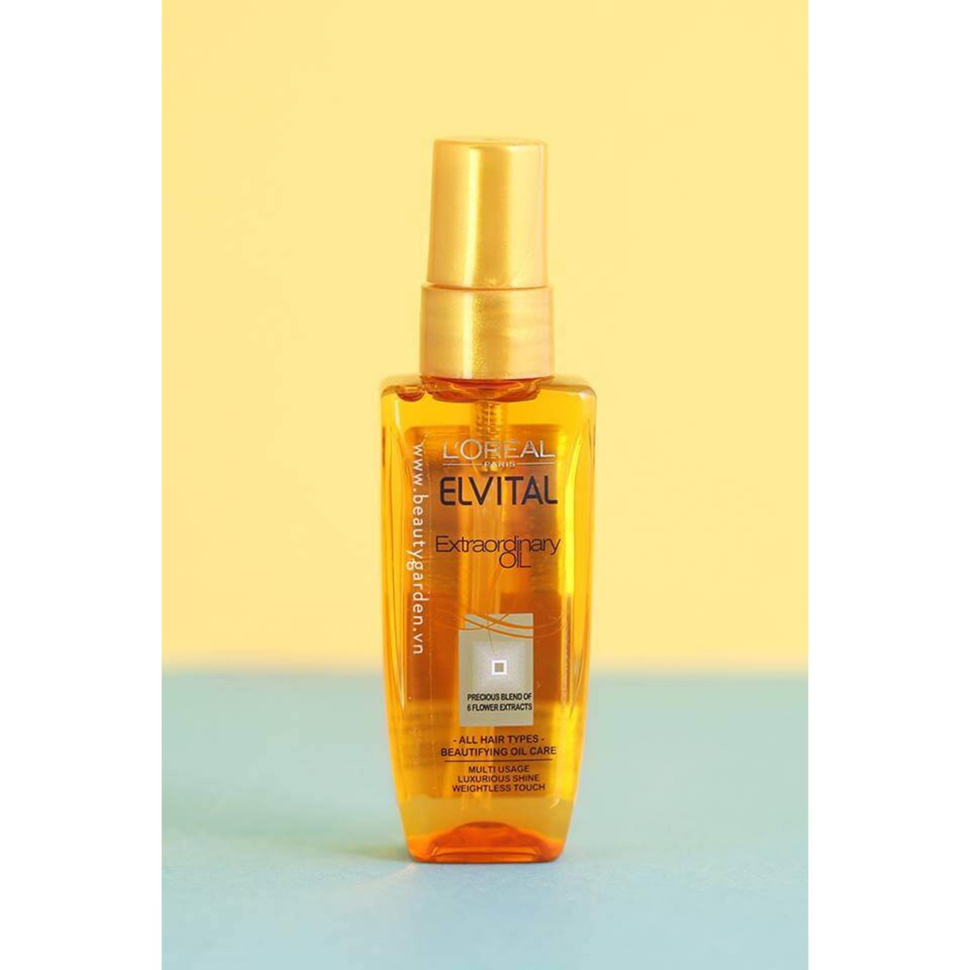 Dầu dưỡng tóc LOreal Elvital Extraordinary Oil - 50ml - Pháp