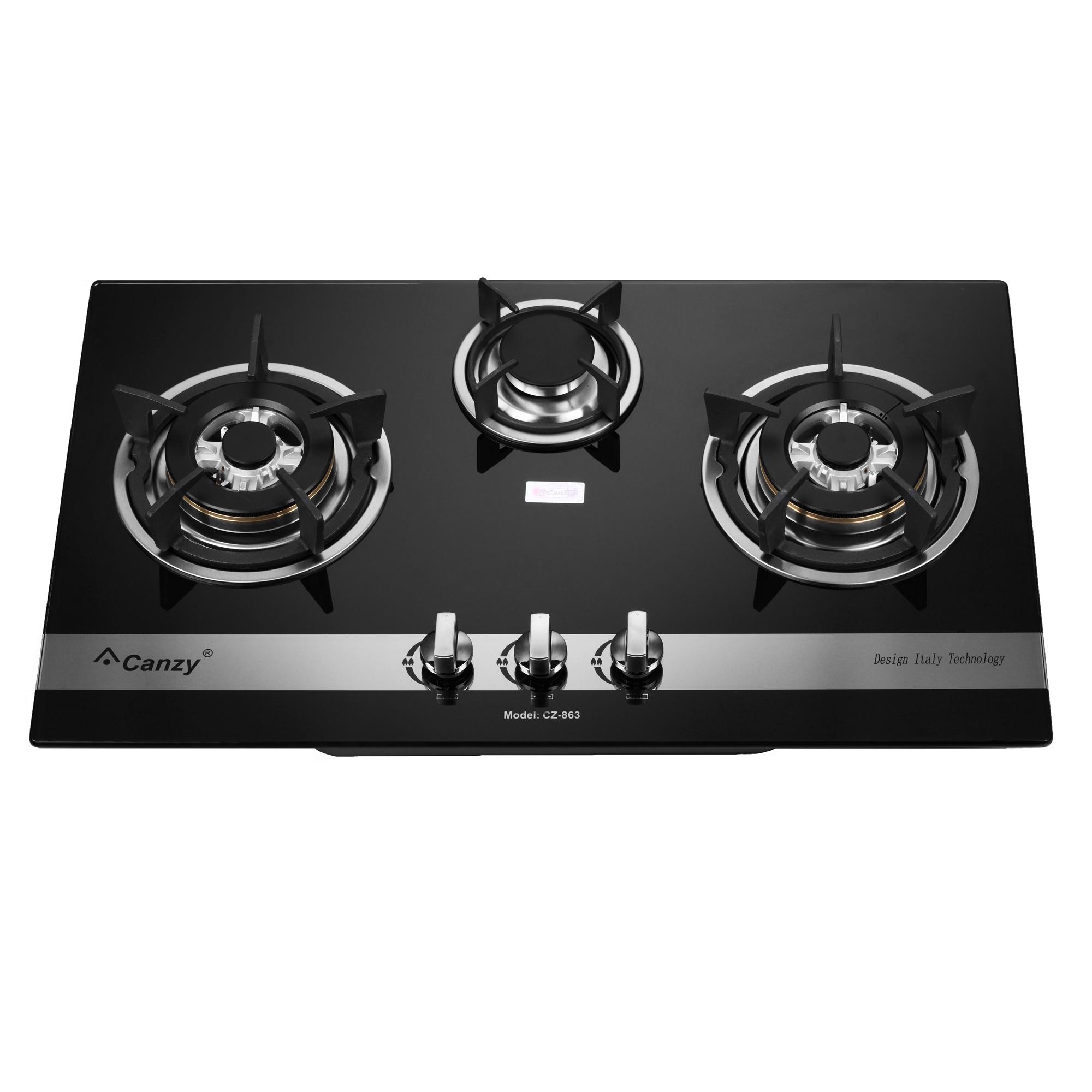 Bếp gas âm 3 lò CANZY CZ 863